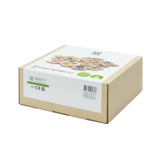 PlanToys Hand Sign Alphabet A-Z Wooden Tiles Set